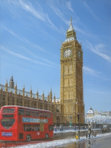 Winter Morning, Big Ben, Elizabeth Tower, London  Richard Harpum