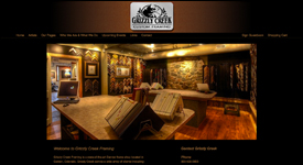 Grizzley Creek Framing Gallery Website Example