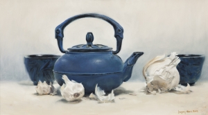 Japanese Teapot and Garlic  Gregory Block