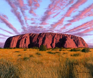 Uluru Sunset - Ayers Rock, Central Australia  Richard Harpum