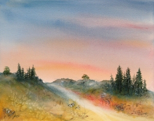 Abendrot  Petra Ackermann