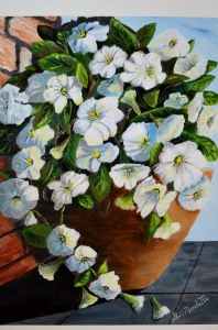 Blooming Petunias  Gail Marchetti
