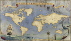 New-Old World Map  Laine Dobson